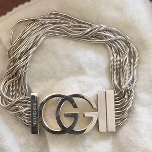 Gucci silver bracelet